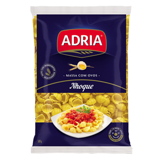 Adria Massa C/ Ovos Nhoque 500G em Oferta na Shopee