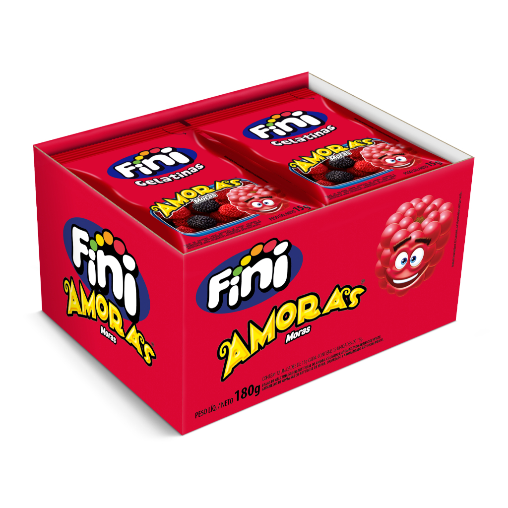 Fini Amoras 12 Unidades De 15G em Oferta na Shopee