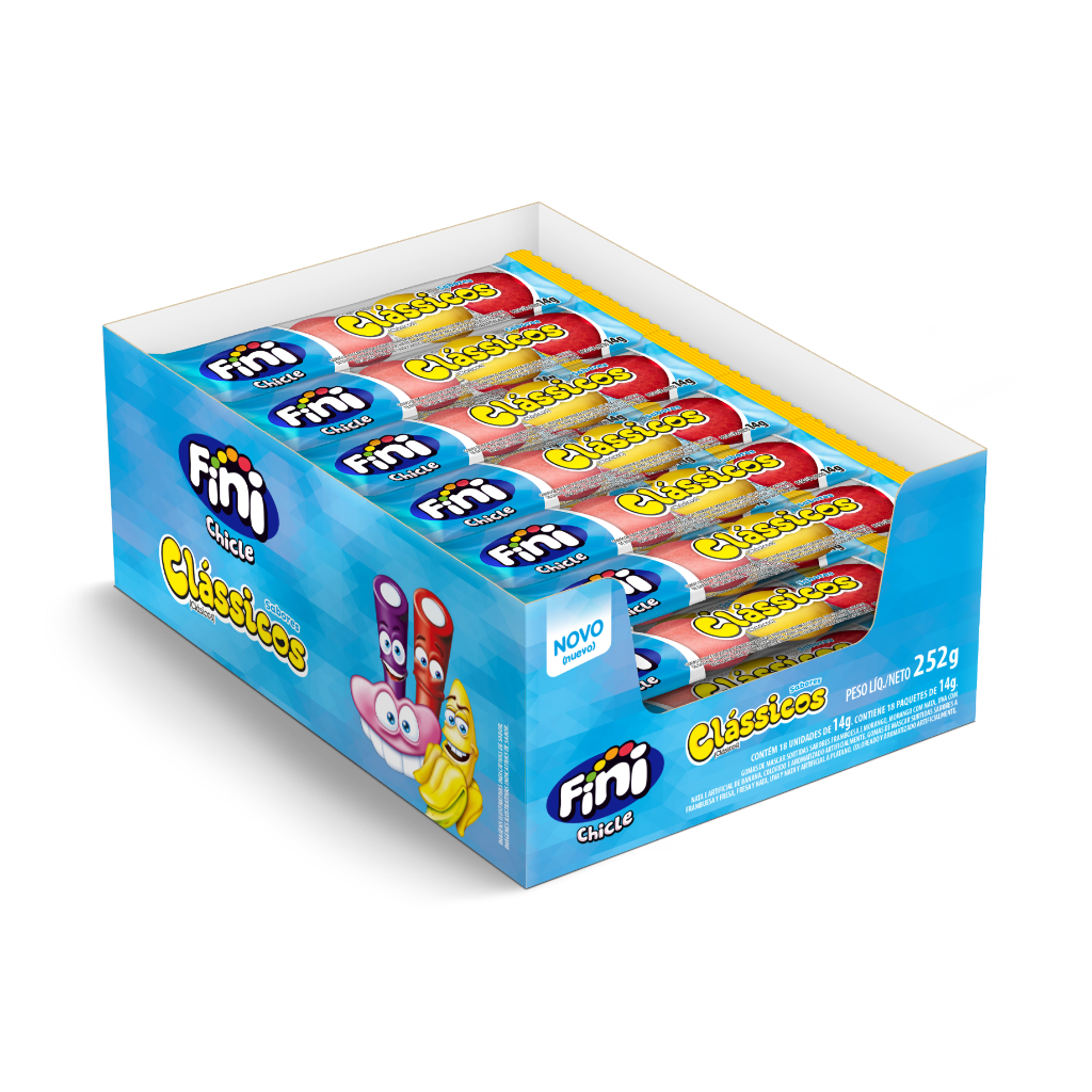 Caixa 12un Fini Chicle Clássicos 14G