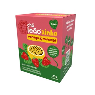 Chá Morango Maracujá Kids Leão 10sachês em Oferta na Shopee