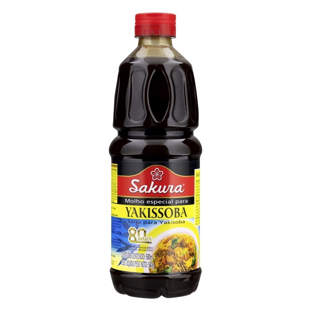 Molho Especial Yakissoba Sakura 500ml - Food & Beverages