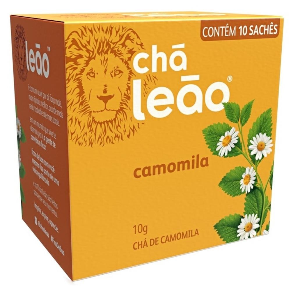 Chá Camomila Leão 10 Sachês em Oferta na Shopee