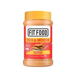 Fit Food Pasta De Amendoim Integral Cremosa 450G