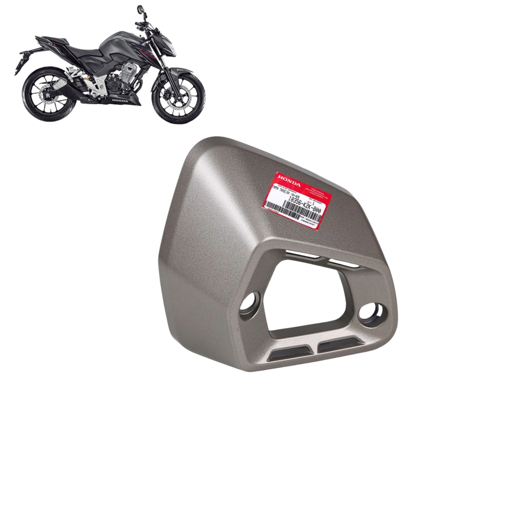 Capa Protetor de Escapamento Cb 300f 2023 a 2025 Original Honda