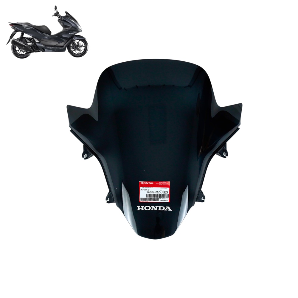 Parabrisa Bolha Frontal Acrílico Pcx 160 2023 A 2024 Original Honda
