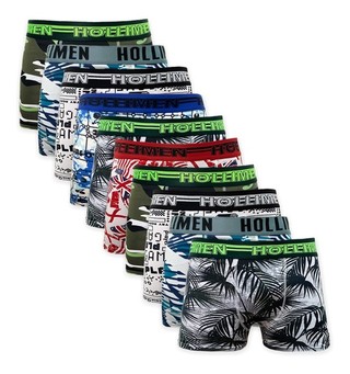 Kit 17 Cuecas Boxer Roupas Masculinas Atacado + Brinde