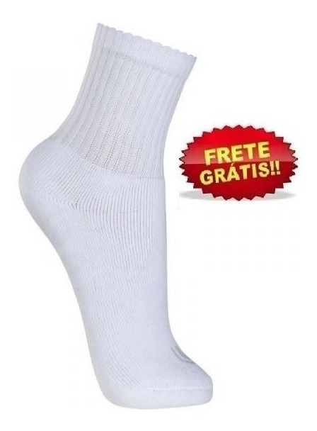 Kit 60 Par Meia Masculina Esportiva Sortidas Algodão Atacado