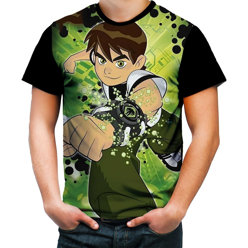 Camisa Personalizada Desenho Ben 10 Força Alienígena Hd