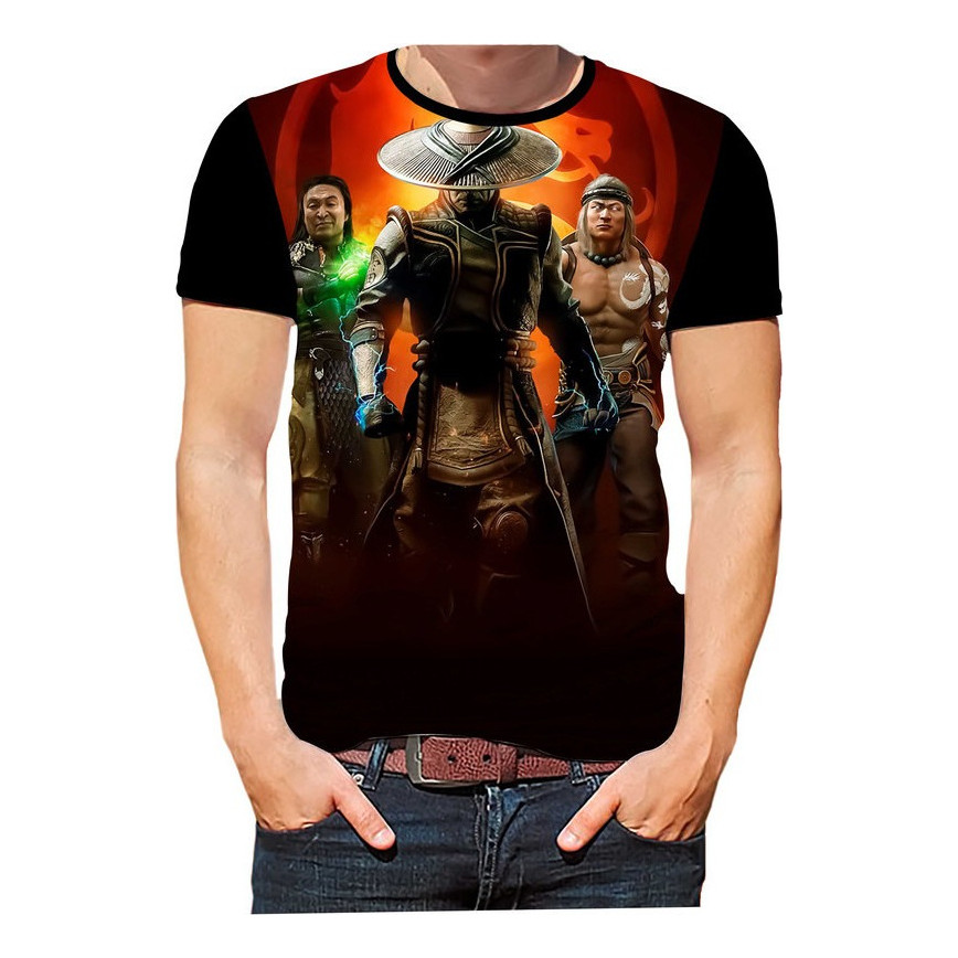Camisa Camiseta Mortal Kombat Video Game Fliperama Play ''