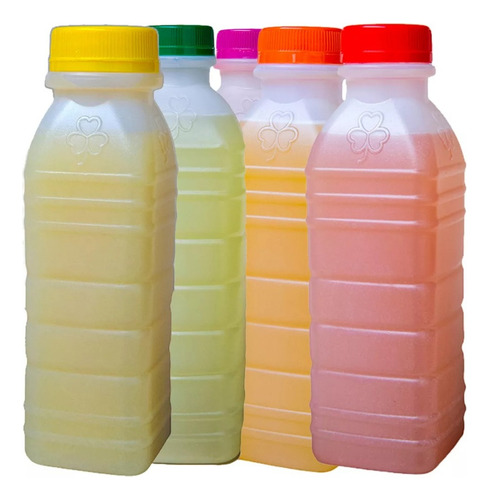Garrafa Descartável 300ml Suco Delivery Água De Coco 100unid
