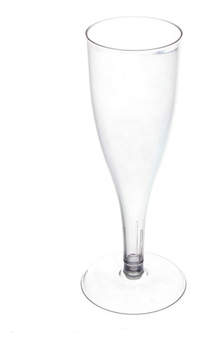 Taça De Champagne Em Acrilico Reveillon 150ml 75 Unidades