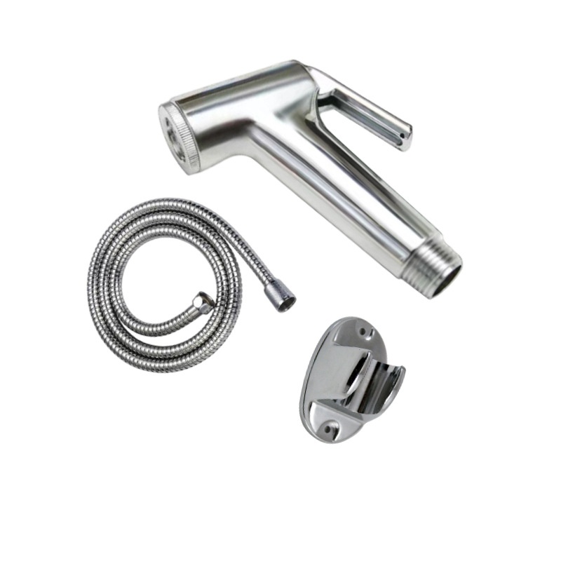 Ducha Higiênica Para Banheiro Completa Luxo  Inox núcleo da válvula de cobre 1,2m Chuveirinho Privada