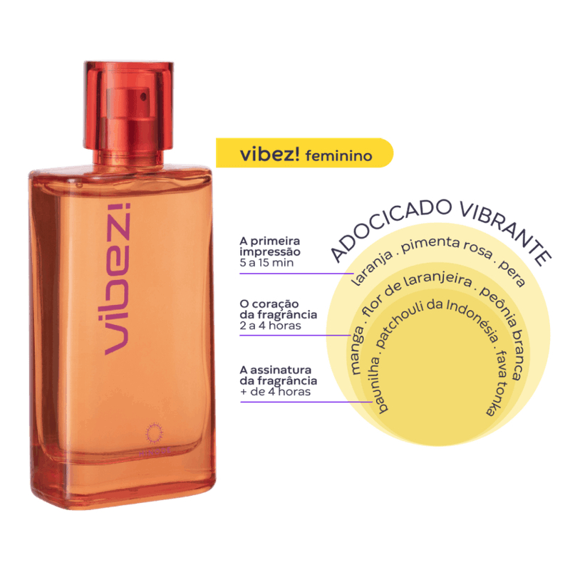 Perfume Vibez Deo Colônia Feminino 75ml (original e lacrado)