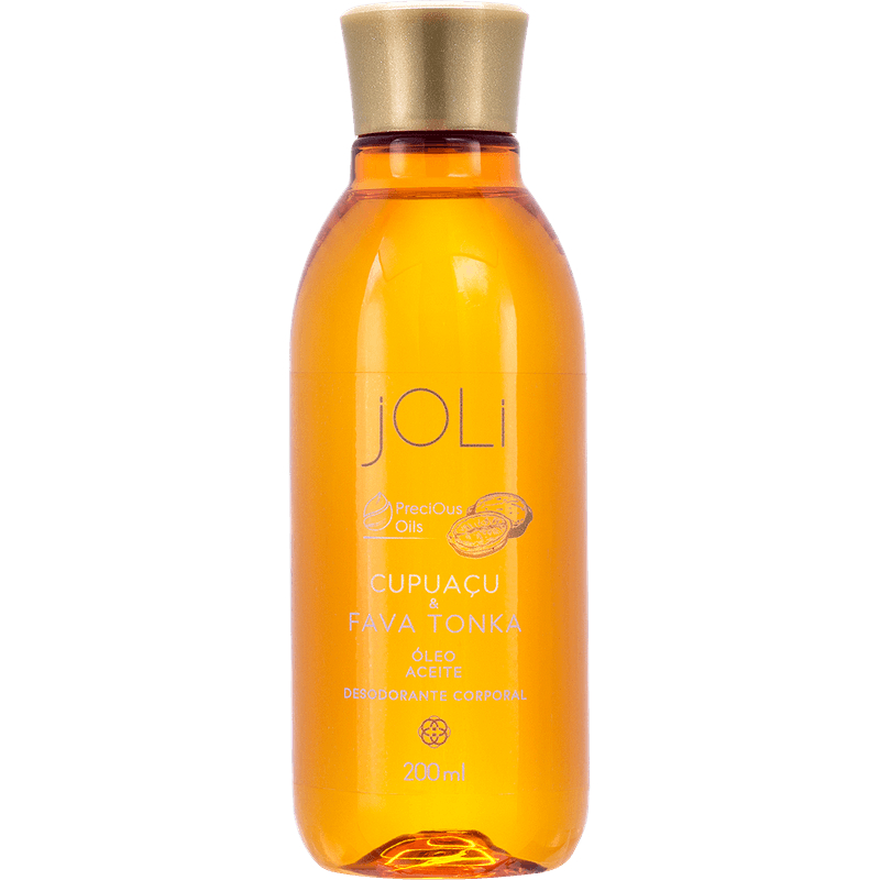 Óleo Desodorante Corporal Joli Cupuaçu e Fava Tonka 200ml