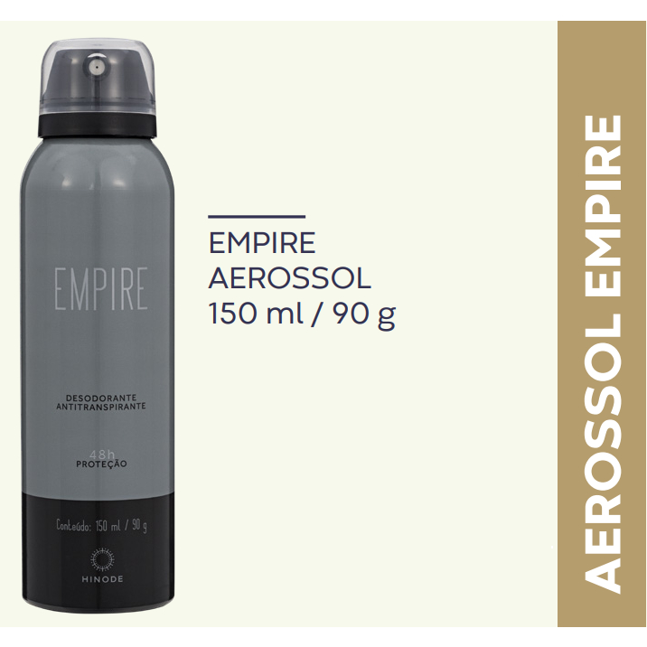 Desodorante Aerossol Antitranspirante Empire 150ml