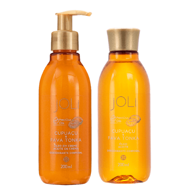 Kit Óleo em creme Joli Cupuaçu + Óleo Corporal Desodorante HINODE