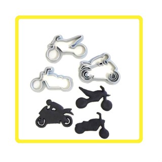 Kit cortador Silhueta Moto para Pasta Americana Doces Personalizados em Oferta na Shopee