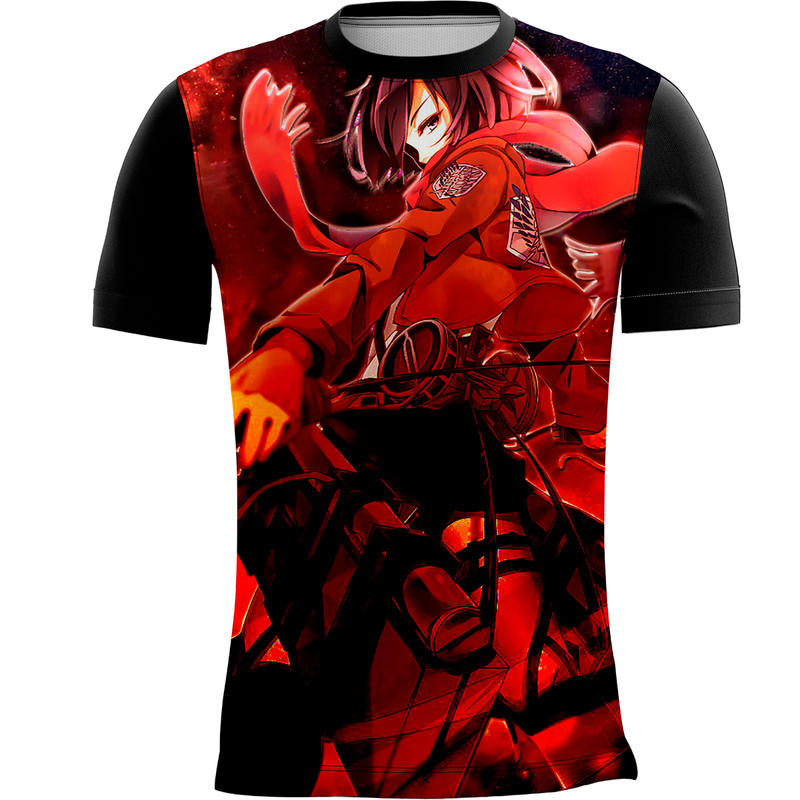 Camiseta Personalizada Attack On Titan Shingeki No Kyojin 7_x000D_