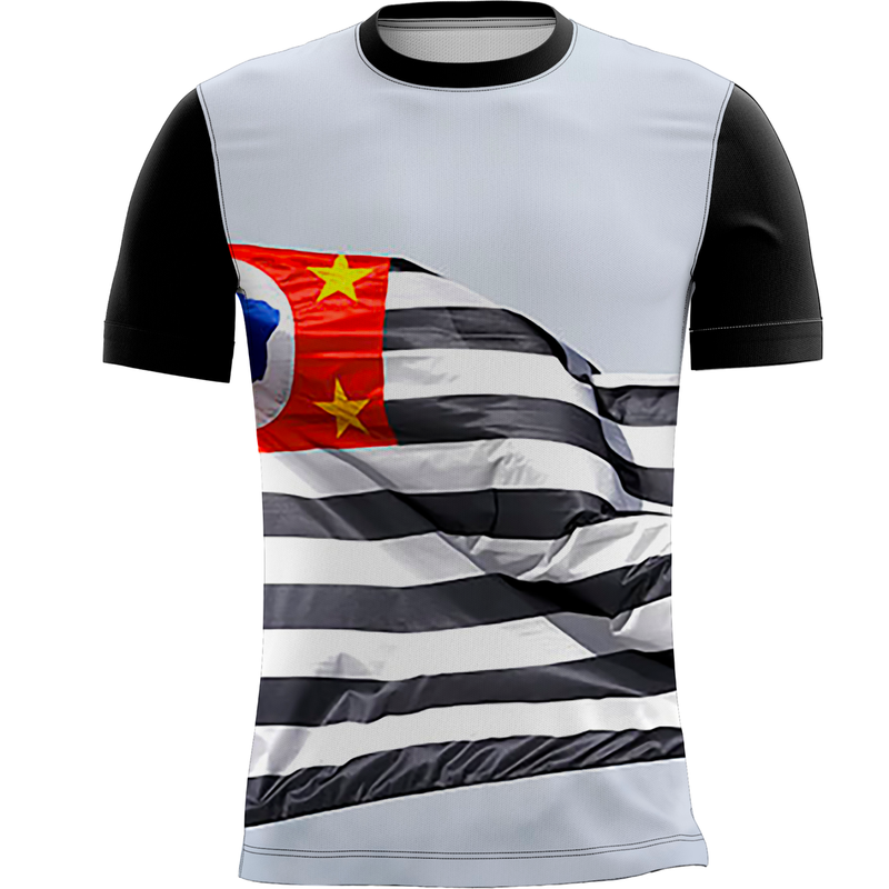 Camiseta Personalizada Bandeira São Paulo Fortaleza 6_x000D_