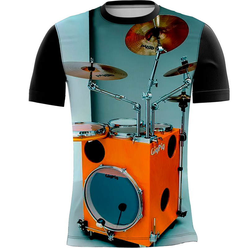 Camiseta Personalizada Bateria Ritmo no Sangue 6_x000D_