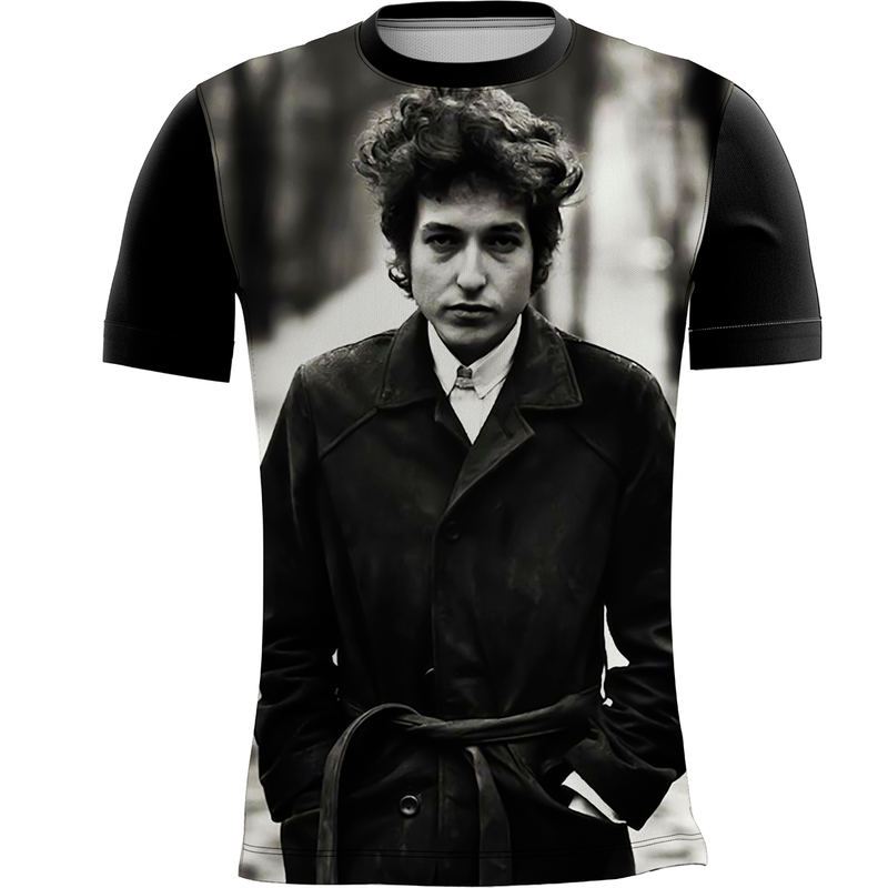 Camiseta Personalizada Bob Dylan Música Folk 02_x000D_