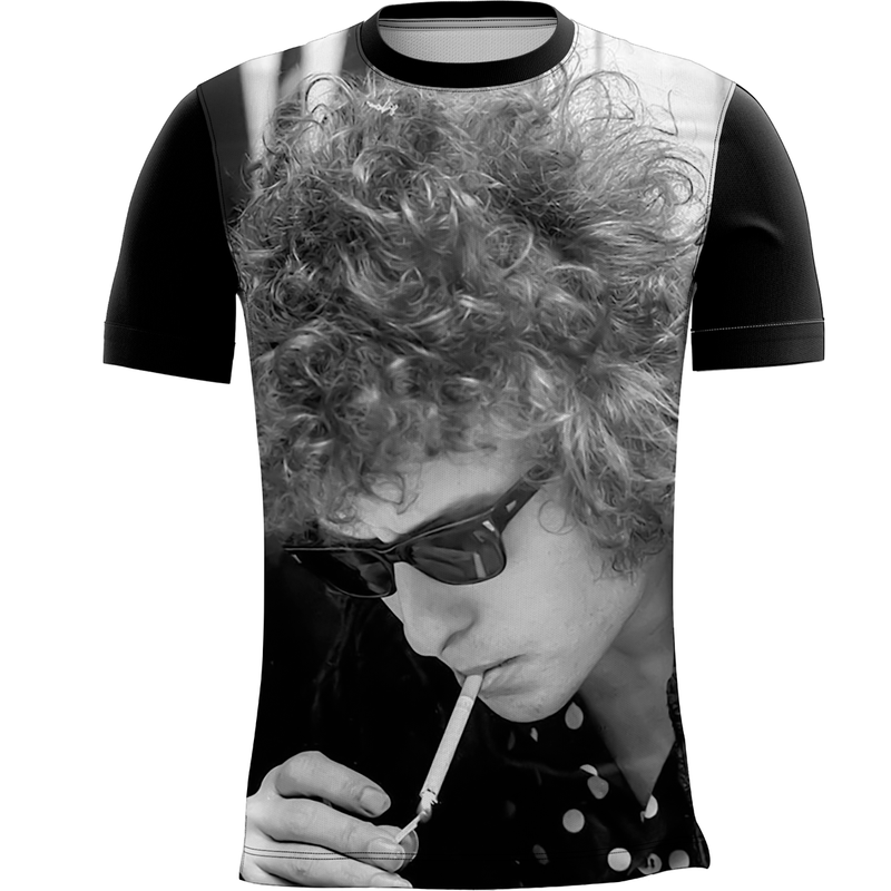 Camiseta Personalizada Bob Dylan Música Folk 04_x000D_
