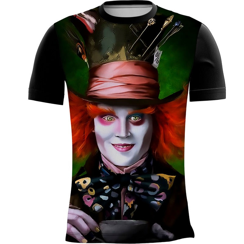 Camiseta Chapeleiro Maluco Alice Clássico Filme Envio Hoje 1_x000D_