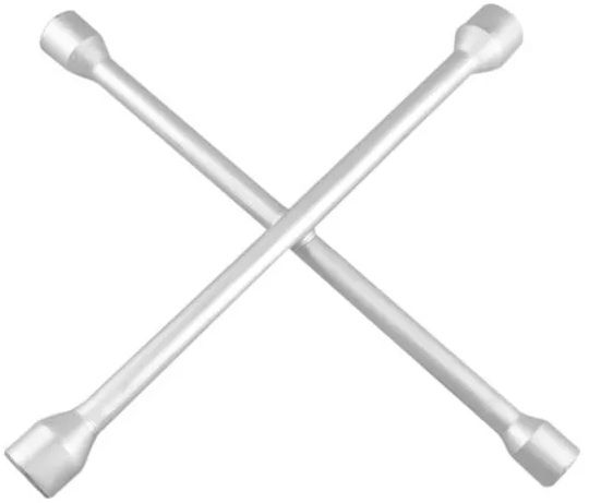Chave de Roda Tipo Cruz Para Renault Megane Clio Symbol 4 Bocas em Aço