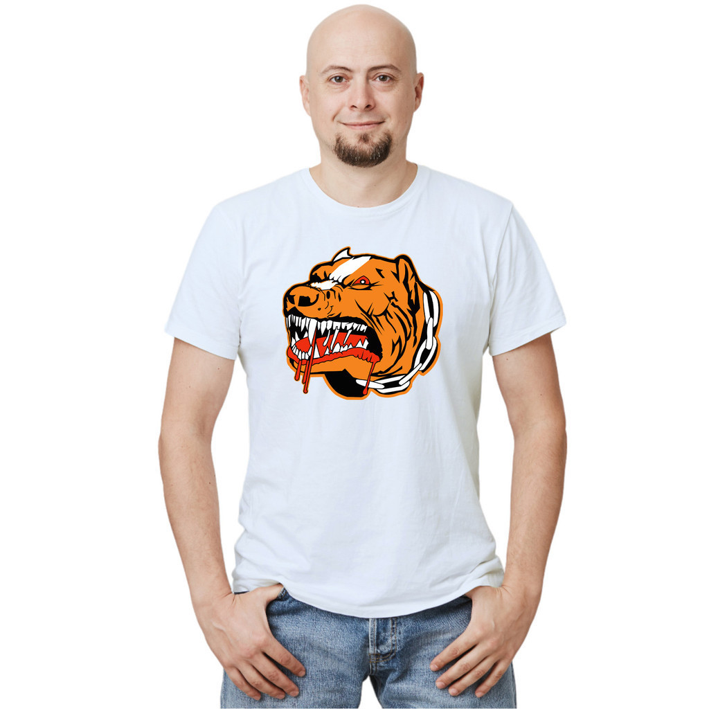 Camiseta Cachorro Pit Bull Dog Camisa Personalizada Blusa Adulto Algodão com Poliéster