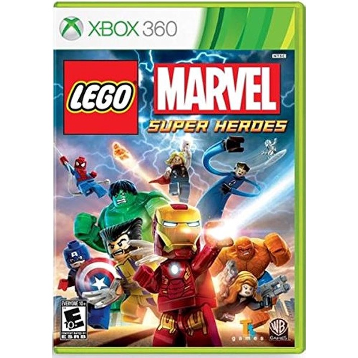 Lego Marvel Super Heroes XBOX 360 LT 3.0, RGH E JTAG - MIDIA FISICA