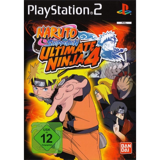 Naruto Shippuden - Ultimate Ninja 4 - Playstation 2