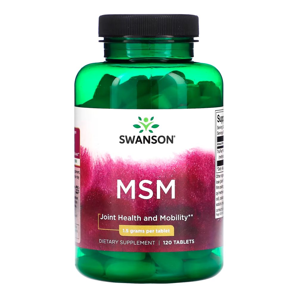 Msm 1.500mg Swanson 120 Tablets Importado em Oferta na Shopee