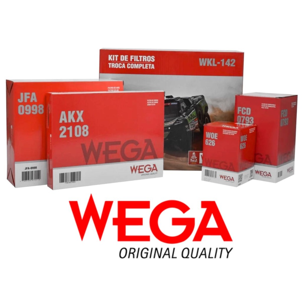 Detalhes do Filtro Ar de Motor Esportivo Fox 2008 até 2014 Gol G5 2008 até 2018 Wega
