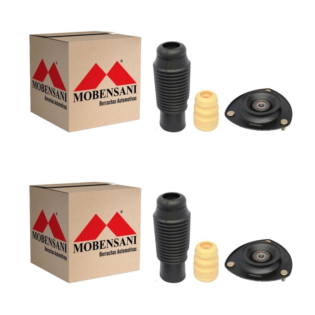 Par Kit Amortecedor Batente Coifa Santa Fe 2001/2005 Tucson 2005/2017 C/ Coxim