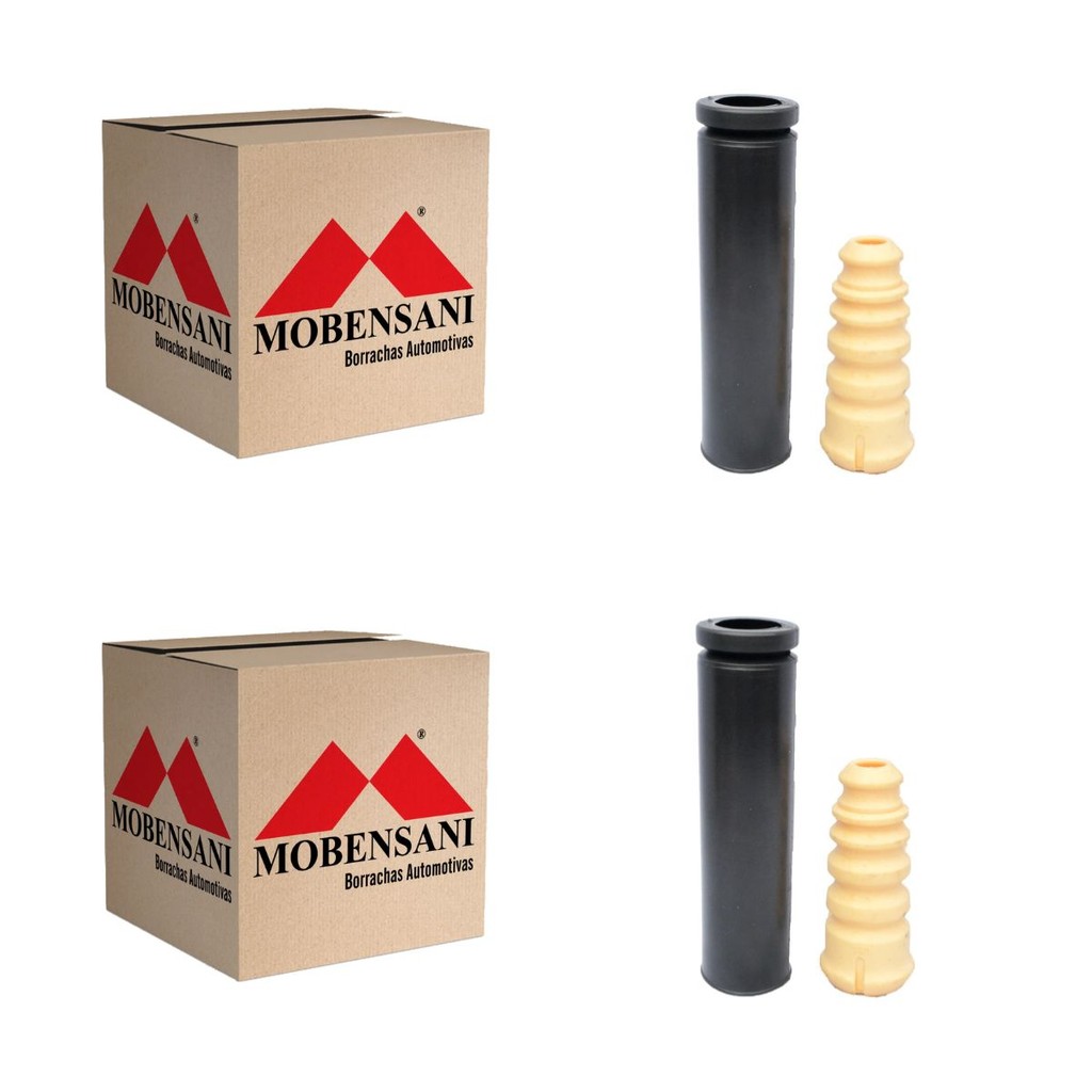 Par Kit  Amortecedor Traseiro Fiesta Ecosport 2002/2011 Batente Coifa Mobensani em Oferta na Shopee