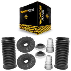 Par Kit Amortecedor Batente Coifa Dianteiro Cobalt Sonic Spin Original Axios