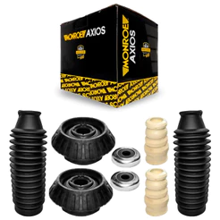 Par Kit Amortecedor Batente Coifa Dianteiro Fit 2009/ Em diante Axios