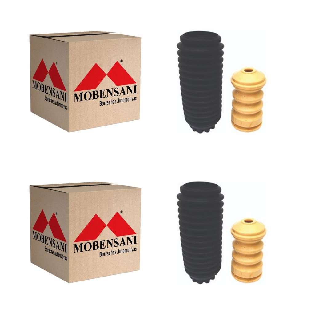 Par Kit  Amortecedor Traseiro Saveiro 1997/2008 Voyage 2009/ Em diante Batente Coifa Mobensani em Oferta na Shopee