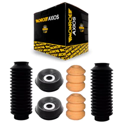 Par Kit Amortecedor Batente Coifa Dianteiro Gol Saveiro Voyage Parati Axios