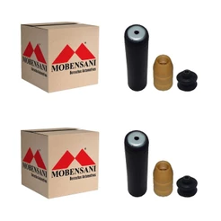 Par Kit Amortecedor Traseiro Classic 2003/2016 Corsa 1994/2012 Batente Coifa Mobensani