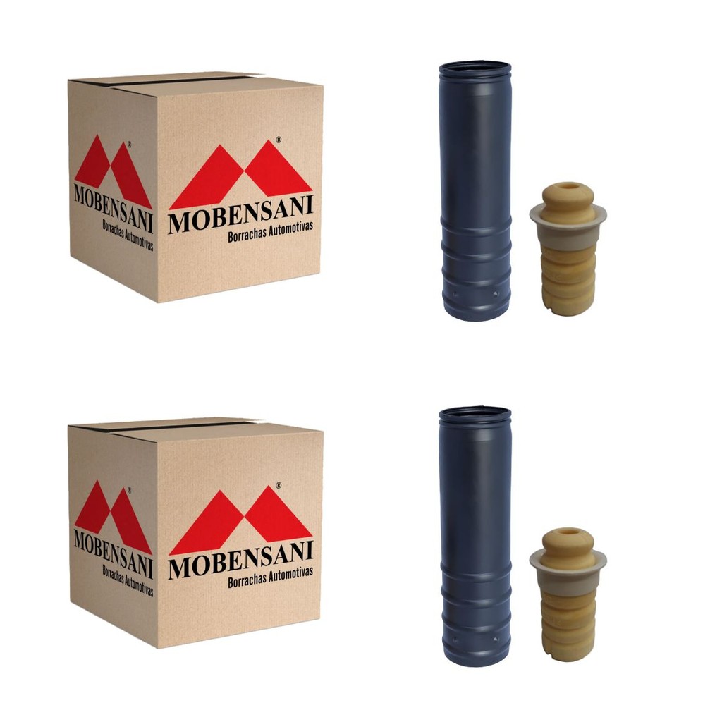 Par Kit  Amortecedor Traseiro Cobalt 2011/ Spin 2013/ Em diante Batente Coifa Mobensani em Oferta na Shopee