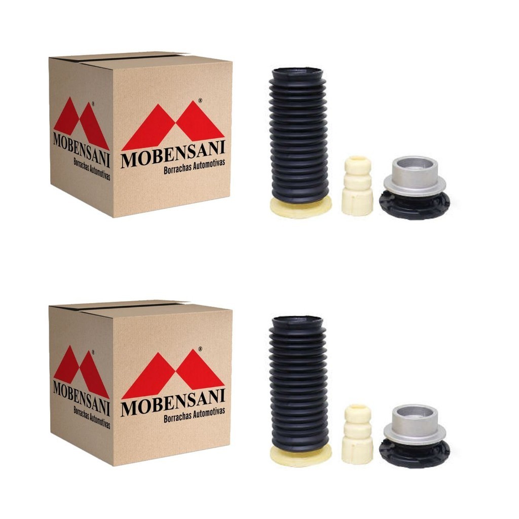 Par Kit Amortecedor Batente Coifa Novo Onix 2019/2024 Com Coxim Original Mobensani