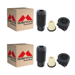 Par Kit Amortecedor Batente Coifa Ecosport Fiesta 2002/2011 Com Coxim Mobensani