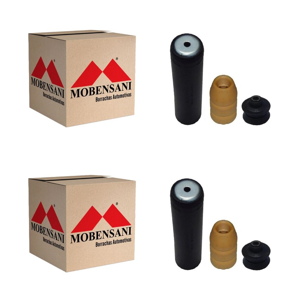 Par Kit  Amortecedor Traseiro Agile 1.0 2008/2014 Celta 2001/2015 Batente Coifa Mobensani em Oferta na Shopee