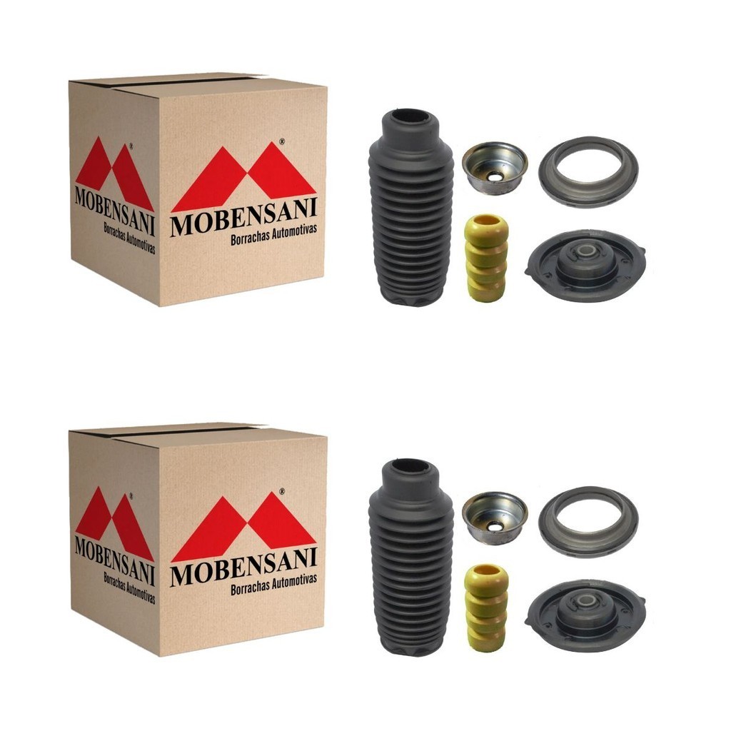 Par Kit Amortecedor Batente Coifa C4 Hatch Lounge Pallas Picasso C/ Coxim Mobensani