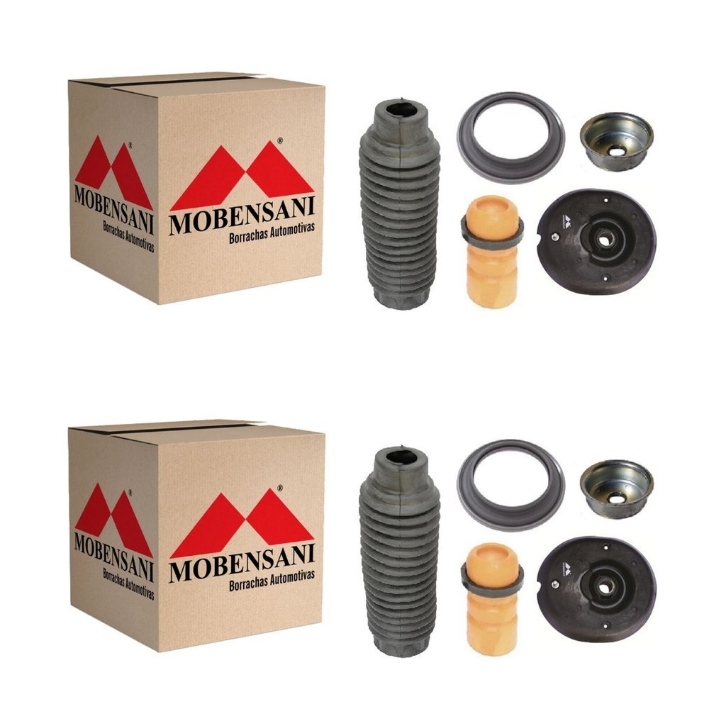 Par Kit Amortecedor Batente Coifa C3 C4 Cactus 208 Aircross 2008 Com Coxim Mobensani