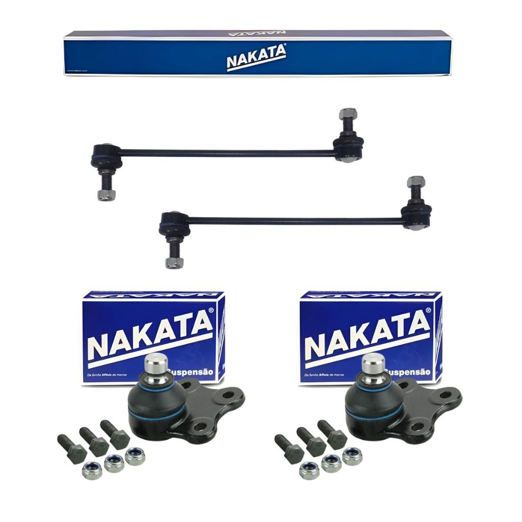 Kit 2 Bieletas + 2 Pivôs Ecosport Fiesta 2002/2014 Original Nakata em Oferta na Shopee