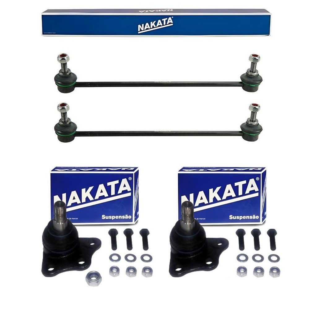 Kit 2 Bieletas + 2 Pivôs Grand Siena 2012/2021 Fiorino 2014/2021 Nakata em Oferta na Shopee