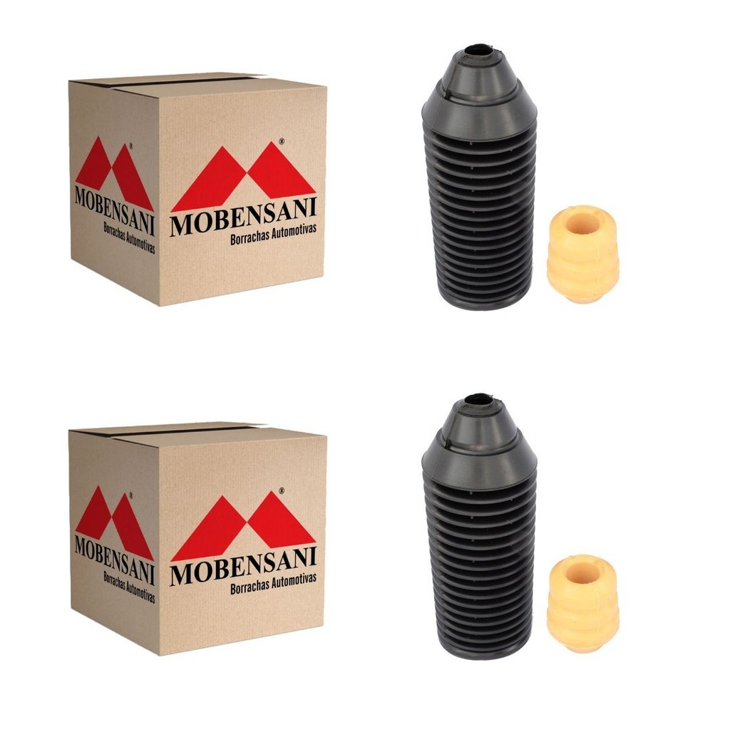 Par Kit Amortecedor Batente Coifa Gol Saveiro Voyage G5 G6 G7 Golf Mobensani
