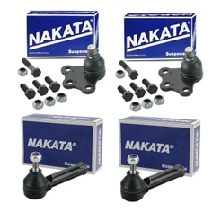 Kit 2 Pivôs + 2 Terminal Direção Meriva 2003/2012 Nakata